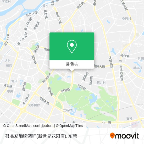 孤品精酿啤酒吧(新世界花园店)地图