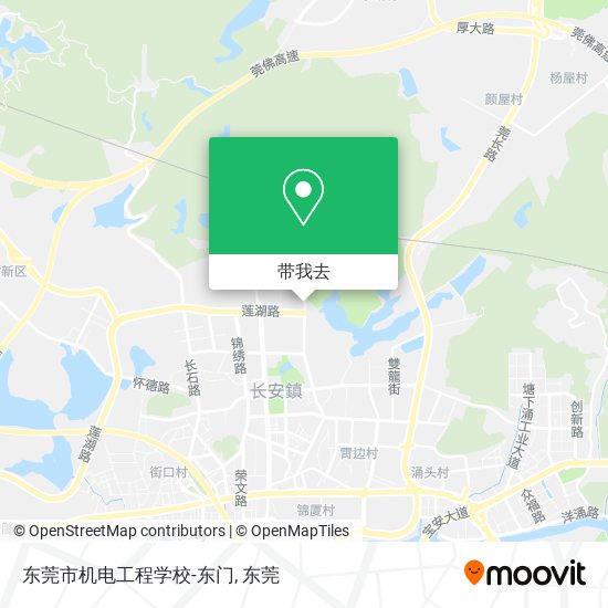 东莞市机电工程学校-东门地图