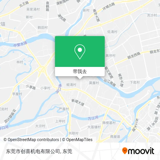 东莞市创喜机电有限公司地图