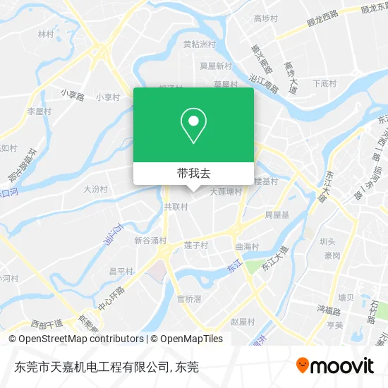 东莞市天嘉机电工程有限公司地图