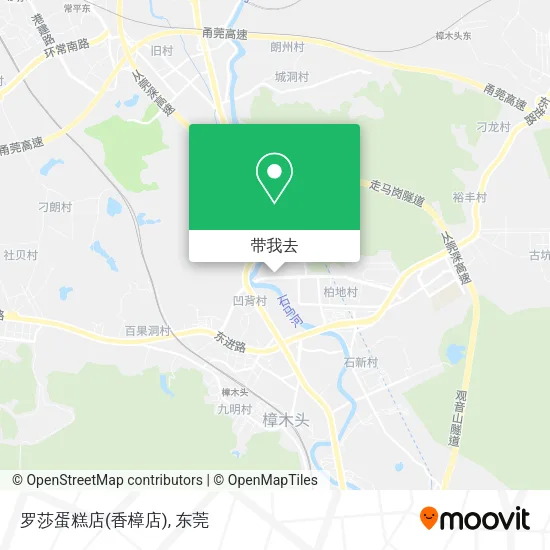 罗莎蛋糕店(香樟店)地图