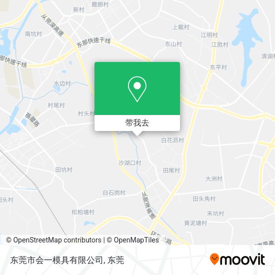 东莞市会一模具有限公司地图