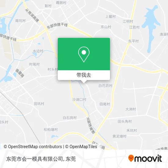 东莞市会一模具有限公司地图