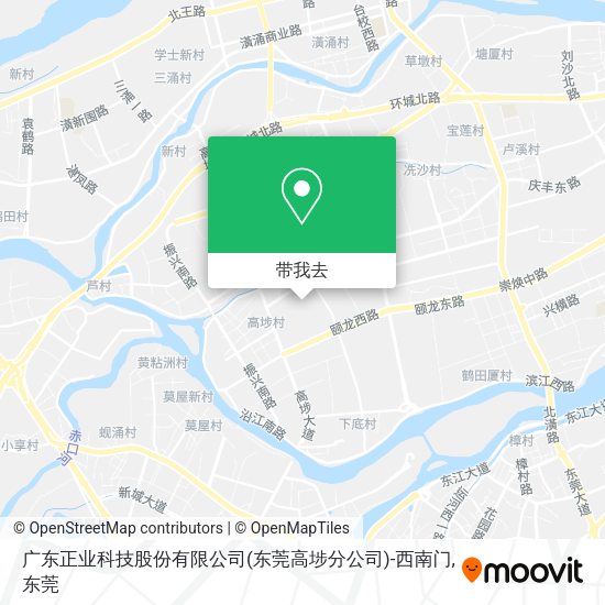 广东正业科技股份有限公司(东莞高埗分公司)-西南门地图
