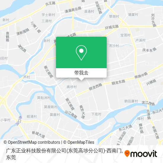 广东正业科技股份有限公司(东莞高埗分公司)-西南门地图