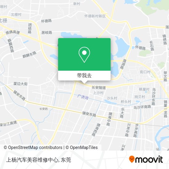上杨汽车美容维修中心地图