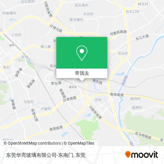 东莞华亮玻璃有限公司-东南门地图