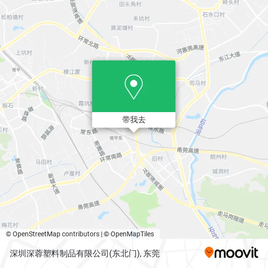 深圳深蓉塑料制品有限公司(东北门)地图