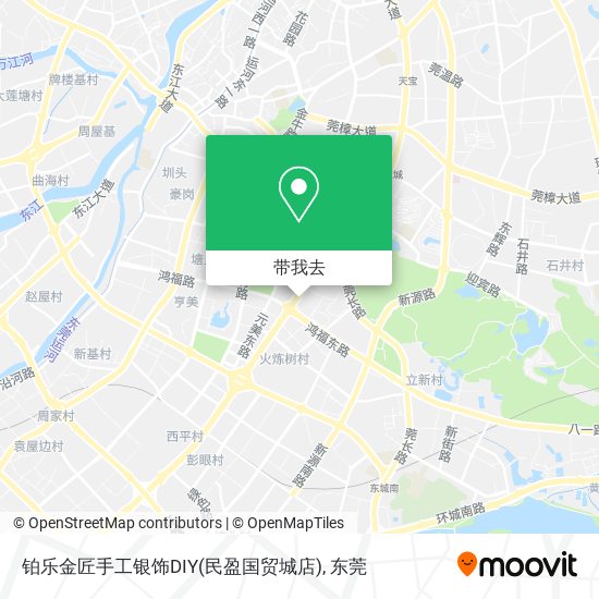 铂乐金匠手工银饰DIY(民盈国贸城店)地图
