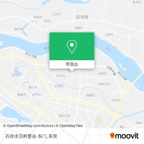 石排水贝村委会-东门地图