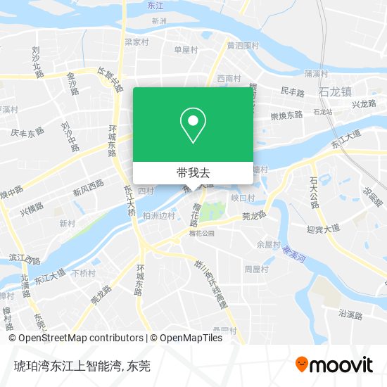 琥珀湾东江上智能湾地图