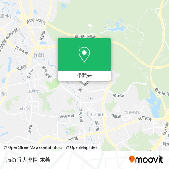 满街香大排档地图