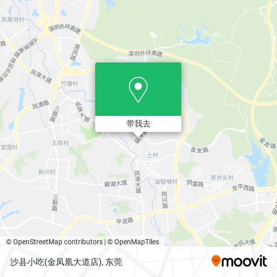 沙县小吃(金凤凰大道店)地图