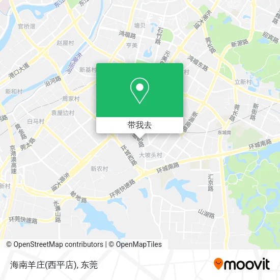 海南羊庄(西平店)地图
