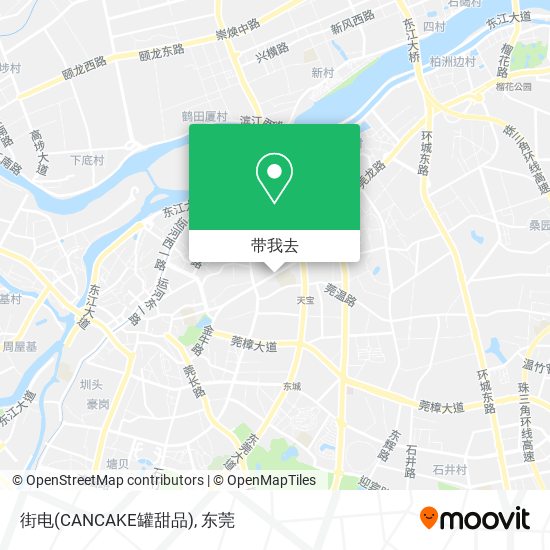 街电(CANCAKE罐甜品)地图