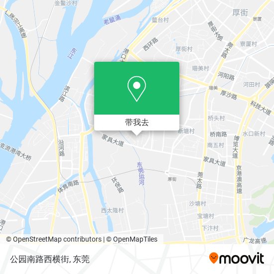 公园南路西横街地图