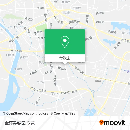 金莎美容院地图