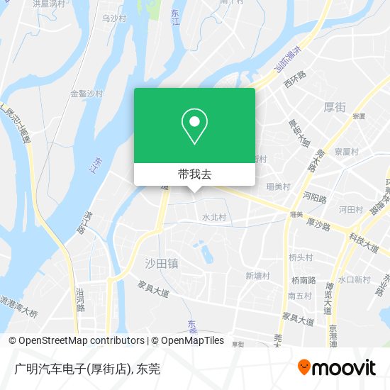 广明汽车电子(厚街店)地图