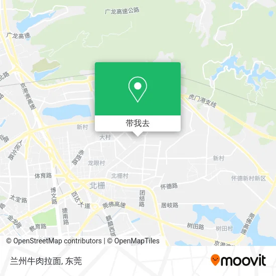 兰州牛肉拉面地图