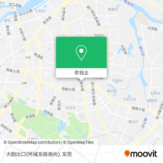 大朗出口(环城东路南向)地图