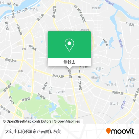 大朗出口(环城东路南向)地图