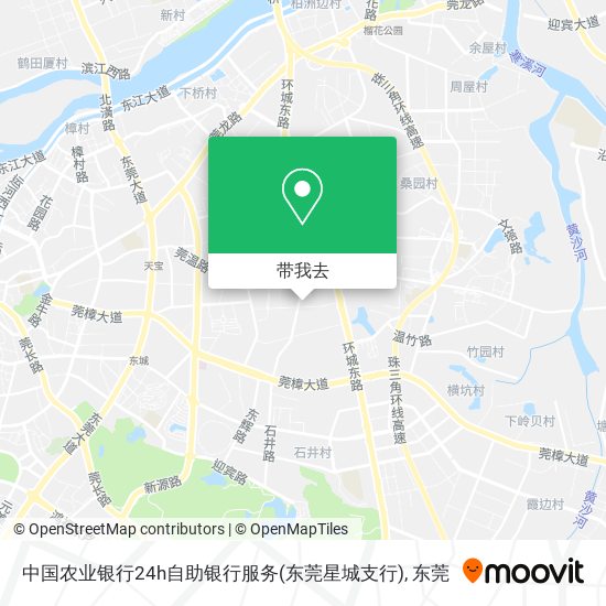 中国农业银行24h自助银行服务(东莞星城支行)地图