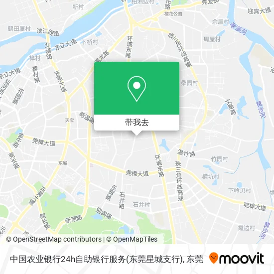 中国农业银行24h自助银行服务(东莞星城支行)地图
