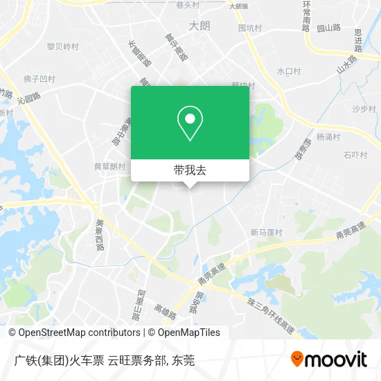 广铁(集团)火车票 云旺票务部地图