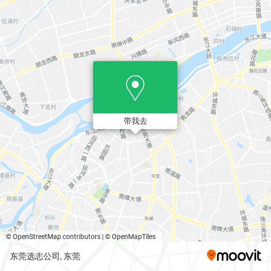 东莞选志公司地图