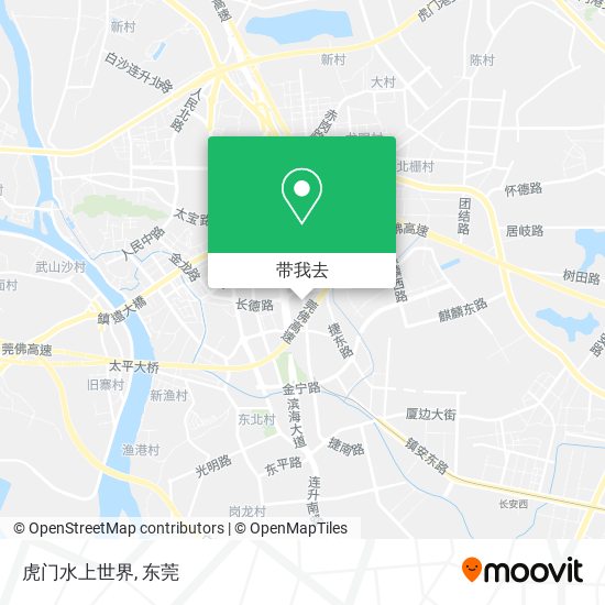 虎门水上世界地图