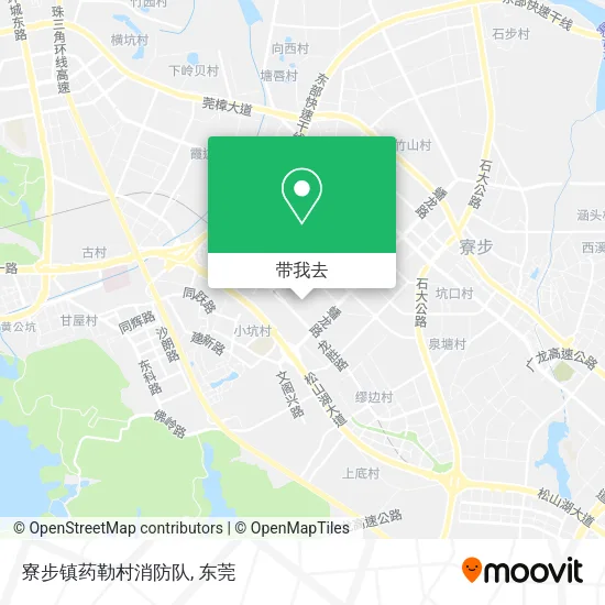 寮步镇药勒村消防队地图