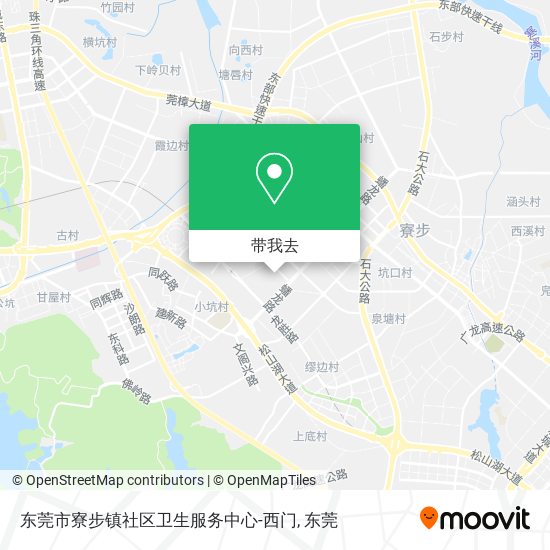 东莞市寮步镇社区卫生服务中心-西门地图