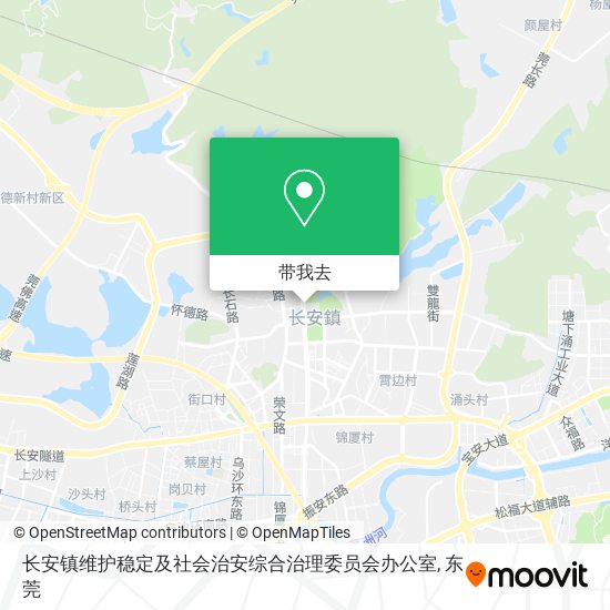 长安镇维护稳定及社会治安综合治理委员会办公室地图
