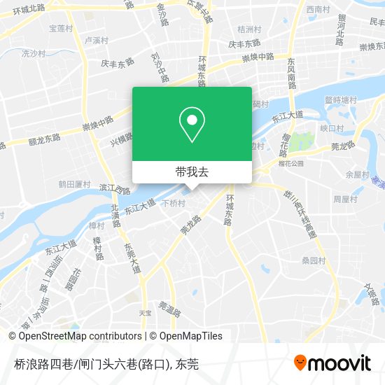 桥浪路四巷/闸门头六巷(路口)地图