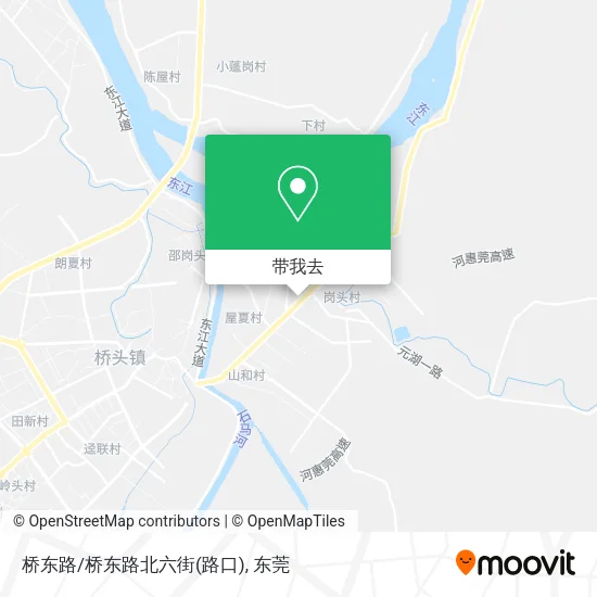 桥东路/桥东路北六街(路口)地图