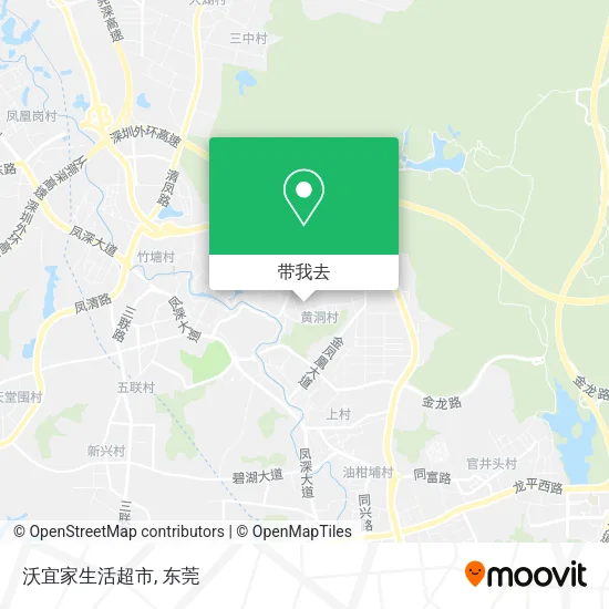 沃宜家生活超市地图