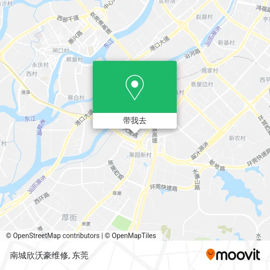 南城欣沃豪维修地图
