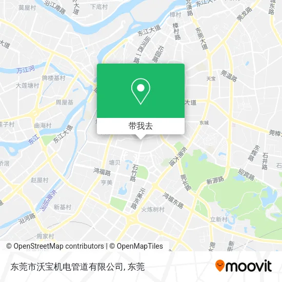 东莞市沃宝机电管道有限公司地图