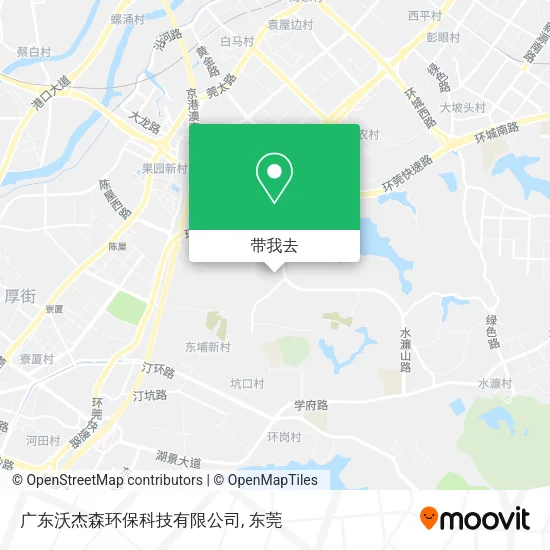 广东沃杰森环保科技有限公司地图