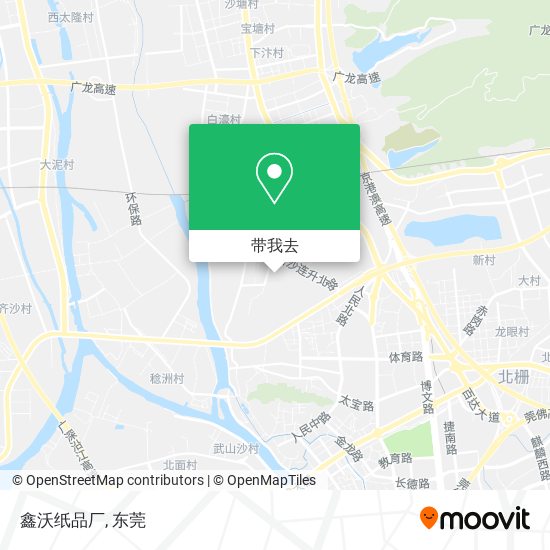 鑫沃纸品厂地图