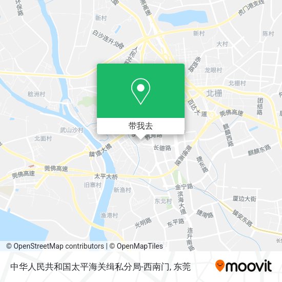 中华人民共和国太平海关缉私分局-西南门地图