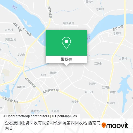 企石废旧物资回收有限公司铁炉坑第四回收站-西南门地图