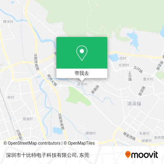 深圳市十比特电子科技有限公司地图
