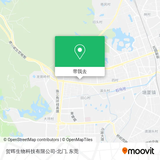 贺晖生物科技有限公司-北门地图