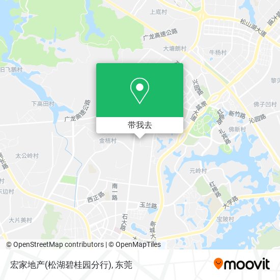 宏家地产(松湖碧桂园分行)地图