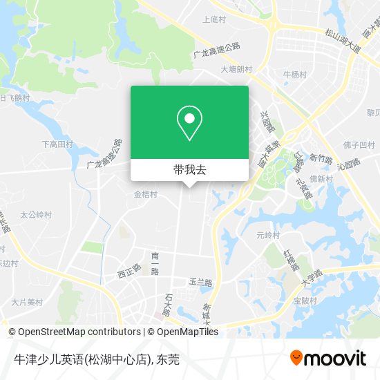 牛津少儿英语(松湖中心店)地图