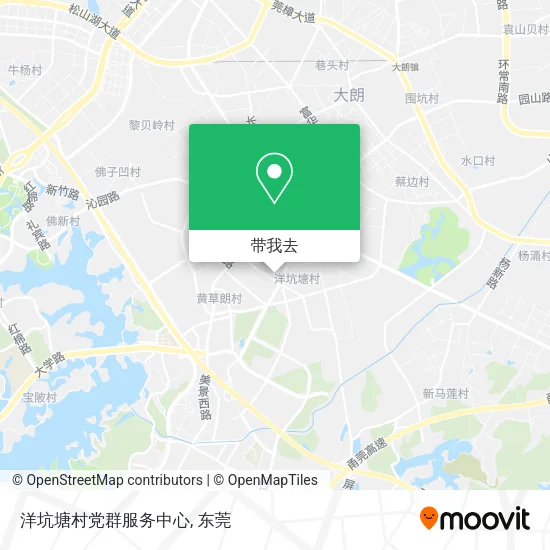 洋坑塘村党群服务中心地图