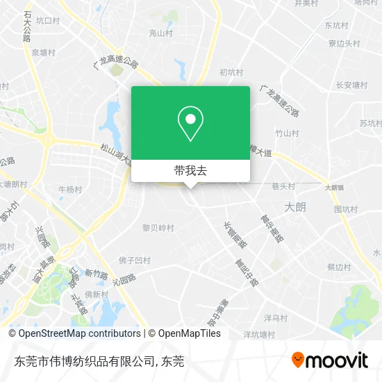 东莞市伟博纺织品有限公司地图