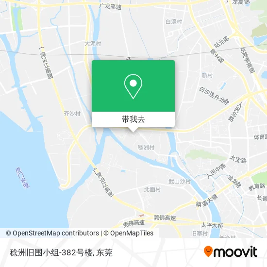 稔洲旧围小组-382号楼地图