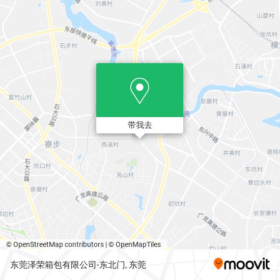 东莞泽荣箱包有限公司-东北门地图
